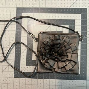 Ruffled Flower Mini Bag